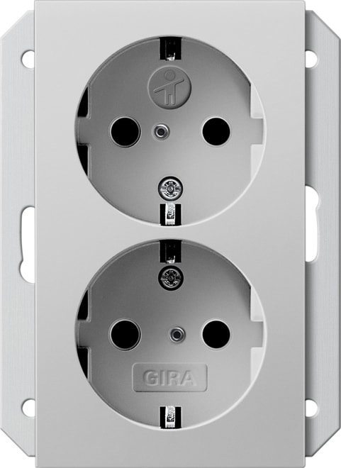 GIRA - GIR2735015 DOP.SCHUKO SP P. SCATOLA IN 1,5-M SYSTEM