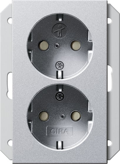 GIRA - GGI273526 DOP.SCHUKO SP P. SCATOLA IN 1,5-M SYSTEM