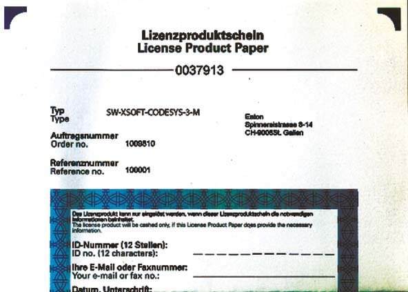 EATON - EAO171887 SW CODESYS V3 MULTI POSTAZIONE