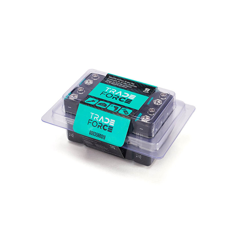 TRADEFORCE - TDM0003560019 BATTERIA ALCALINA 9V BOX 10PZ