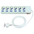 ELCART DISTRIBUTION - ERT280160000 PRESA MUL.6 POSTI C/CAVO +7 INTER