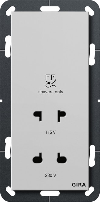 GIRA - GIR2820015 PRESA RASOIO ELETTR. 115 - 230 V