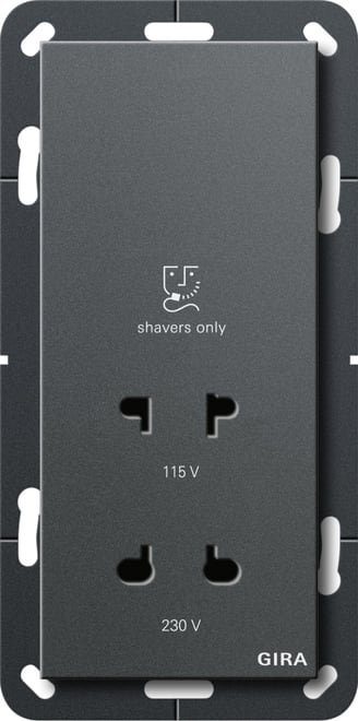 GIRA - GIR282028 PRESA RASOIO ELETTR. 115 - 230 V