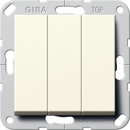 GIRA - GGI283001 INT.BIL. BS 3-M OFF SYSTEM 55 BNC CREMA