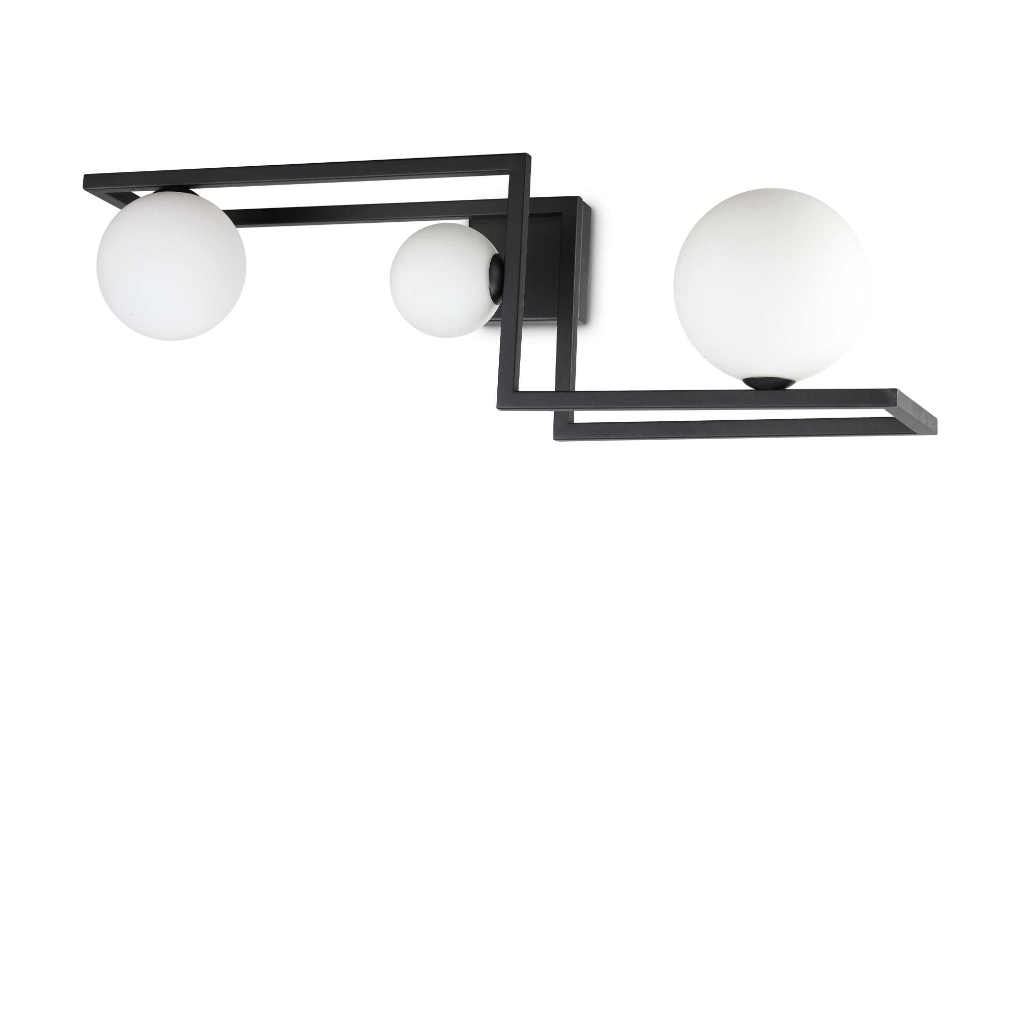IDEAL LUX SRL - IUX284286 ANGOLO PL3 NERO