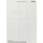 GIRA - GGI287000 FOGLIO DICITURE 51 X 51 MM ACCESSORI TRA
