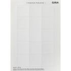 GIRA - GGI287002 FOGLI TARGHETTE 51 X 51 MM