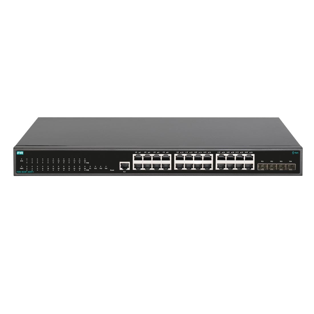 FRACARRO - FRA287767 FSW-824P-4SFP+ SWITCH L2+ 24GEPOE 4SFP+