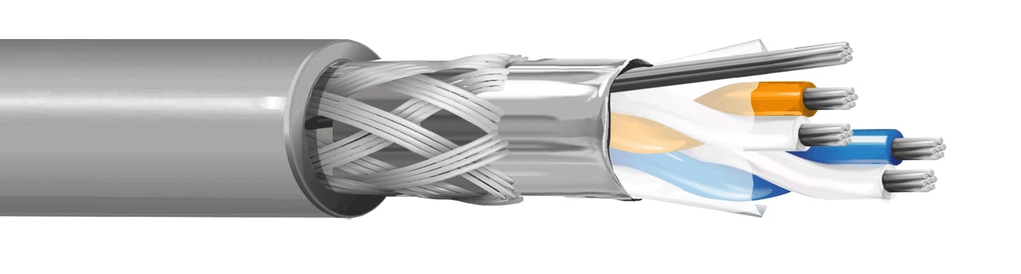 ITC INDUSTRIA TECNIC - ITC22S7YGOM100 2X2 AWG22 FLEX S(FTP) CANBUS GR OR M100