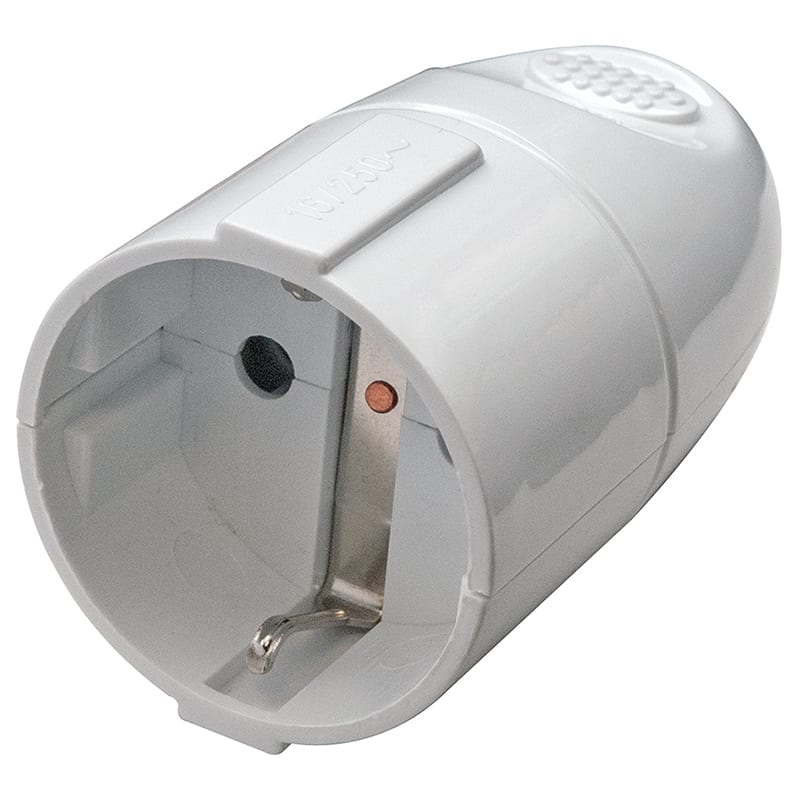 ELCART DISTRIBUTION - ERT280106700 PRESA VOLANTE SCHUKO 16A NERA