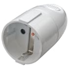 ELCART DISTRIBUTION - ERT280106700 PRESA VOLANTE SCHUKO 16A NERA
