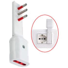 ELCART DISTRIBUTION - ERT280127600 ADAT.ULTRA PIATTO 16A 2P+T NERO