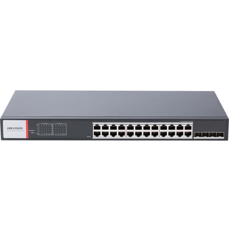 HIKVISION ITALY SRL - HIK301803299 DS-3T1528HP-SI-24P4F IND MAN GIGABIT HIP