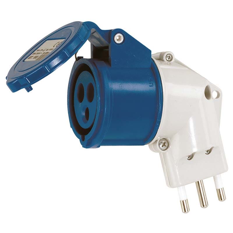 ELCART DISTRIBUTION - ERT280322500 ADATTATORE SP.ITALIA/PRESA CEE