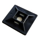 TRADEFORCE - TDM0004490004 BASETTA ADESIVA NERA 28X28 100PZ