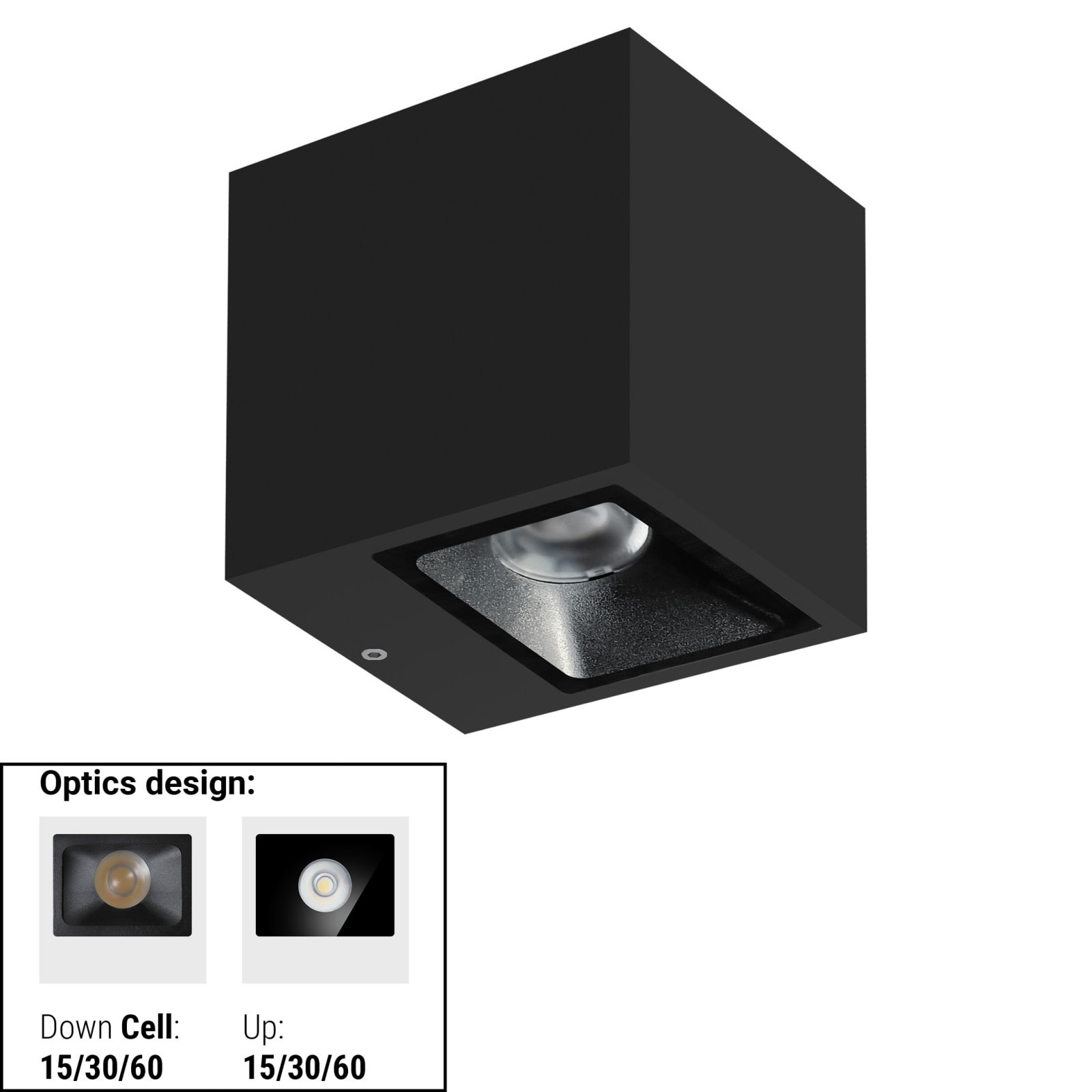 LINEA LIGHT (ILED) - ILD76282N30 CUBIT 38 2L BI-EM 31WAC DALI NG