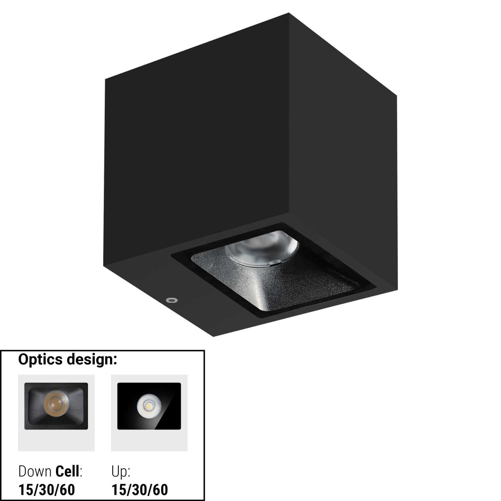 LINEA LIGHT (ILED) - ILD76277W60 CUBIT 37 2L BI-EM 31WAC ON/OFF NG