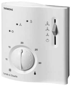 SIEMENS - BUILDING T - BCTBPZ:RCC10 T.AMBIENTE PER IMP.FAN COIL 2-TUBI