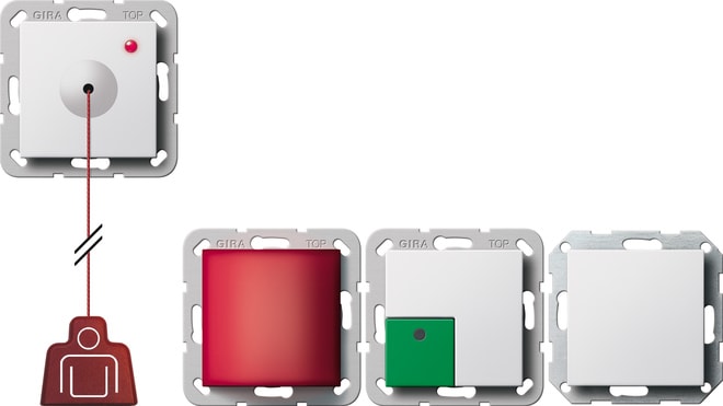 GIRA - GIR291403 SET CHIAM.EMERG. SYSTEM 55 BNC PURO