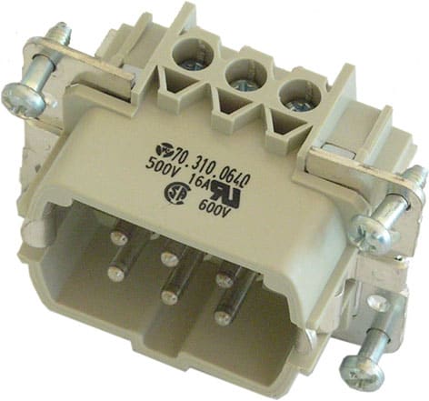 WIELAND ELECTRIC SRL - WIE70.310.0640.0 MALE INSERTBAS STS     6 2,5 50