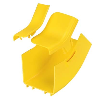 PANDUIT - PANFRIV454X4LYL THE FIBERRUNNER 4X4 INSIDE VERTICAL CREA