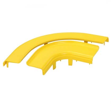 PANDUIT - PANFRRASC4LYL THE FIBERRUNNER 4X4 HORIZONTAL RIGHT-ANG