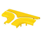 PANDUIT - PANFRTSC4LYL THE FIBERRUNNER 4X4 HORIZONTAL TEE SPLIT