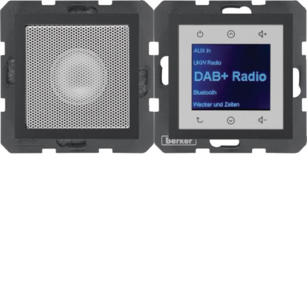 BERKER - BRK29801606 RADIO TOUCH+ALTOP. DAB+ S.1/B.X ANTR.OP.