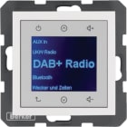 BERKER - BRK29848989 RADIO TOUCH DAB+, S.1 BIA.POL.LUC