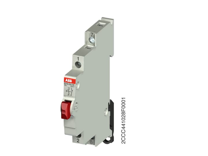 ABB SPA - ABBM093882 E215-16-11C PULSANTE 1NA+1NC TASTO ROSSO