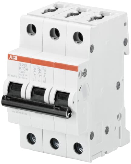 ABB SPA - ABBS507554 S203 K20 INTERRUTTORE AUTOMATICO 6KA 3P