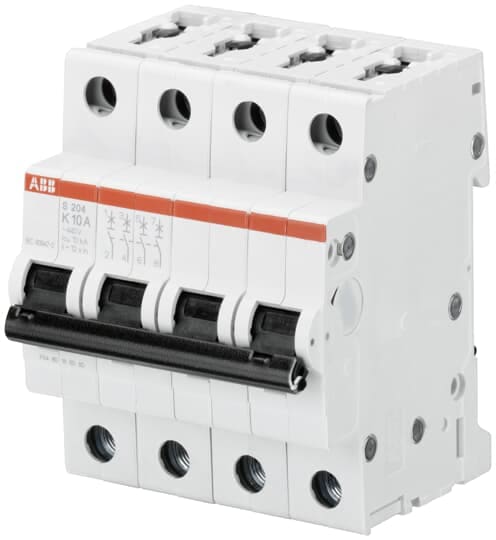 ABB SPA - ABBS529273 S204 K 1 INTERRUTTORE AUTOMATICO 6KA 4P
