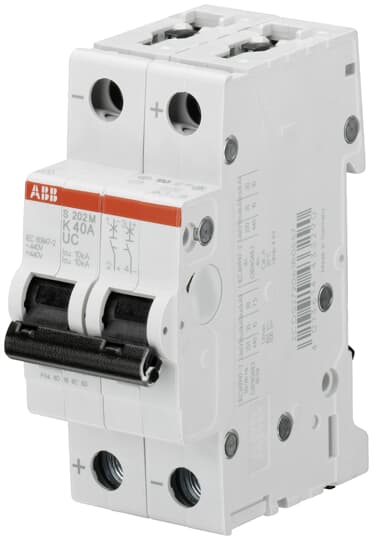ABB SPA - ABBS202MK6UC S202MUC K 6 INTERRUTTORE AUTOM CA-CC 2P