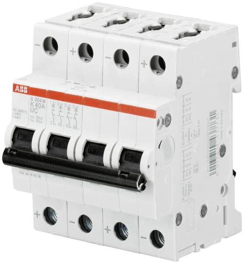 ABB SPA - ABBS204MZ6UC S204MUC Z 6 INTERRUTTORE AUTOM CA-CC 4P