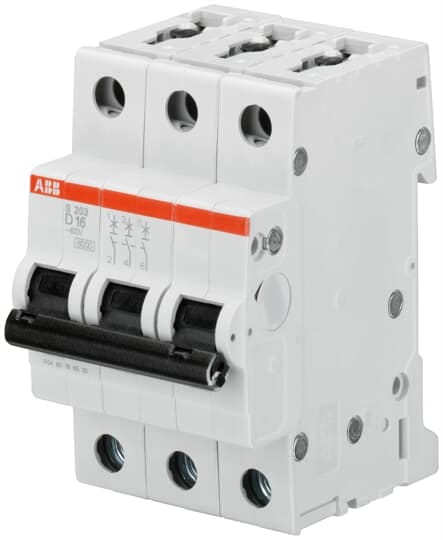 ABB SPA - ABBS530880 S203 D 6 INTERRUTTORE AUTOMATICO 6KA 3P