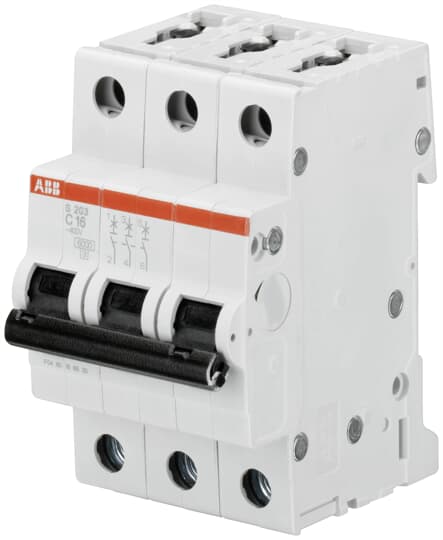 ABB SPA - ABBS523462 S203 C 4 INTERRUTTORE AUTOMATICO 6KA 3P