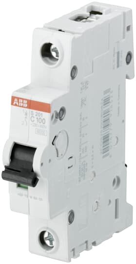 ABB SPA - ABBS916523 S201-C100 INTERRUTTORE AUTOMATICO 6KA 1P