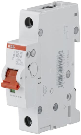ABB SPA - ABBM990406 SD201/16 INTERRUTTORE-SEZIONATORE 1P 16