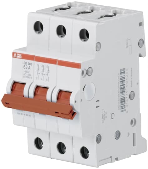 ABB SPA - ABBM990418 SD203/16 INTERRUTTORE-SEZIONATORE 3P 16