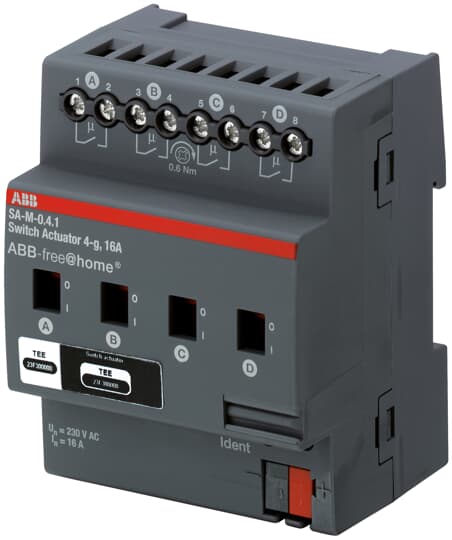 ABB SPA - ABB2CSYF1404M ATTUATORE 4 CANALI 16A - SA-M-0.4.1