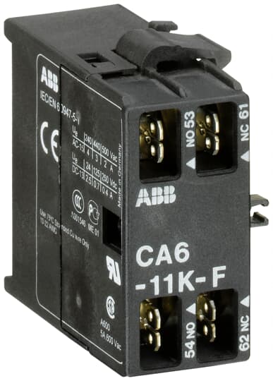 ABB SPA - ABBEL 523 7 CA6-11KF cont. aus.lat. 1NA+1NC x K6/KC6-F