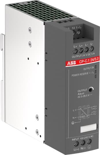 ABB SPA - ABBCPC1245 CP-C.1 24/5.0 110-240VAC/100-350VCC-5ACC