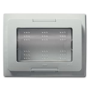 ABB SPA - ABB2CSK3355CH PLACCA MONTAGGIO A INCASSO IP55, 3 MOD