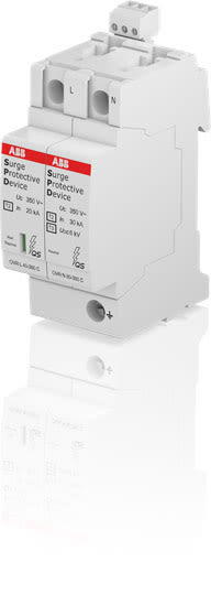 ABB SPA - ABBOVR021N40350TS OVR T2 1N 40 350 P TS 1P+N 40KA 350V QS