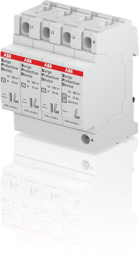 ABB SPA - ABBOVR023N40350 OVR T2 3N 40 350 P SPD 3P+N 40KA 350V QS