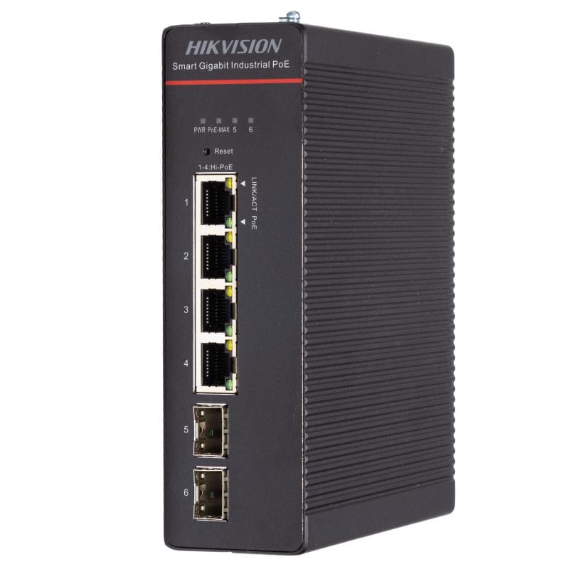 HIKVISION ITALY SRL - HIK301803624 DS-3T1506HP-SI-4P2F SWITCH GIGABIT HI-PO