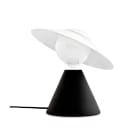 LINEA LIGHT-STILNOVO - SNV8966 FANTE LUM.E27 B.CO RAGG./NERO OP.