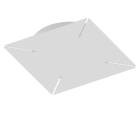 LINEA LIGHT (ILED) - ILD64398 TOUR BOX-Q CENTR.150W DALI/1-10V BG