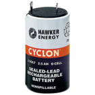 ELCART DISTRIBUTION - ERT300440000 ACCUM.CILINDR. AL PIOMBO 2V 2,5AH