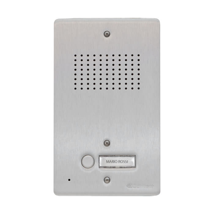 COMELIT GROUP SPA - COE3001NA PULSANTIERA AUDIO IN ALLUMINIO, 1 PULS,